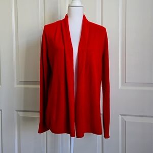 CROFT & BARROW WOMEN'S OPEN FRONT KNITTED CARDIGAN SIZE MEDIUM